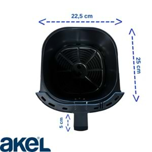 AKEL AA150 AIRFRYER 5 LITRE