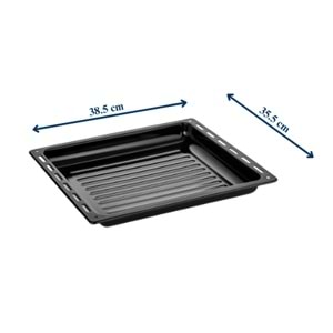 AKEL AF382 - GRİ ÇİFT OCAKLI 38 LİTRE MİDİ FIRIN