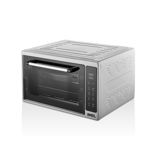 AF946E-GRİ AKEL DİJİTAL EMAYE MİDİ FIRIN 45 LT.