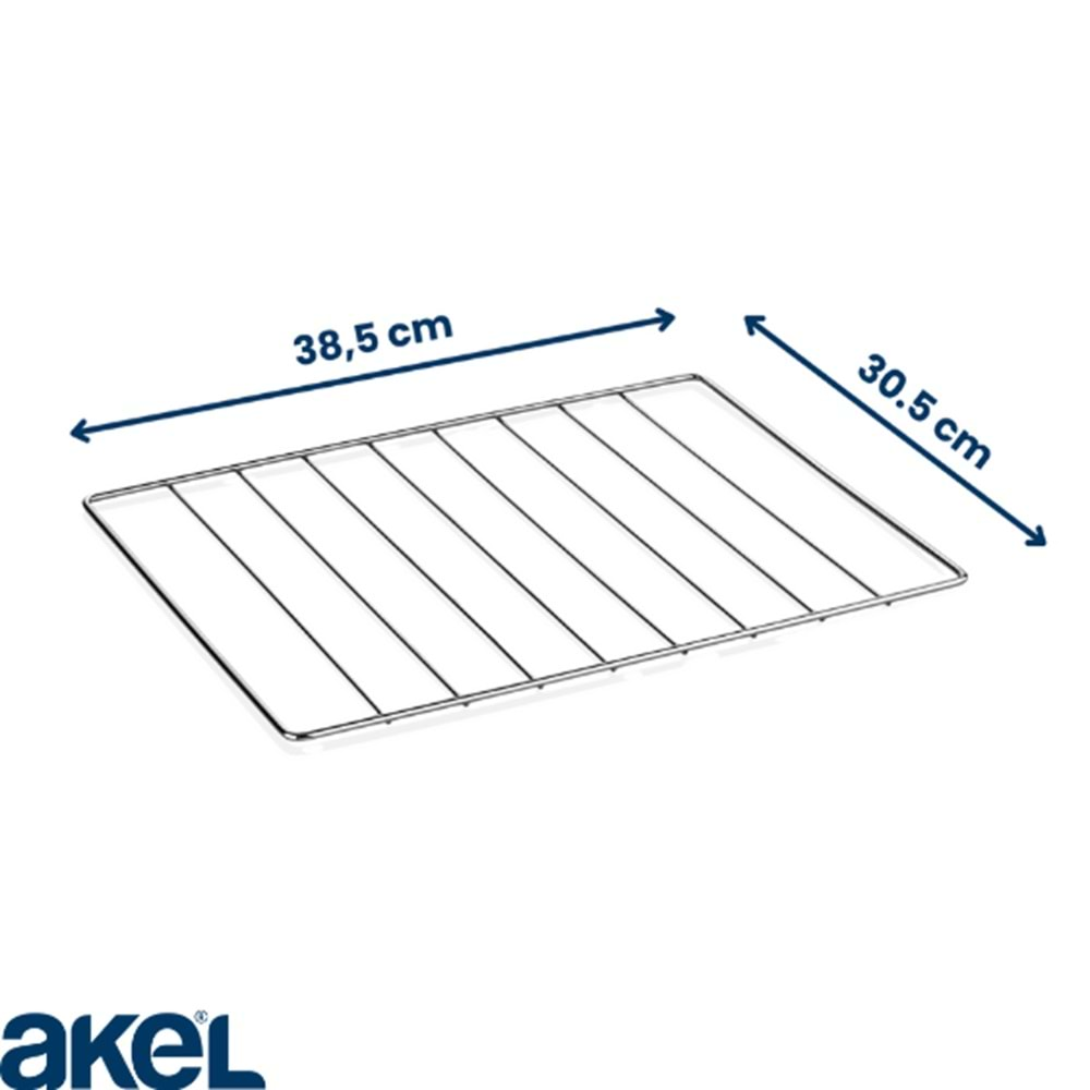 AKEL AF381L TAVUK ÇEVİRMELİ & LAMBALI 38 LİTRE MİDİ FIRIN